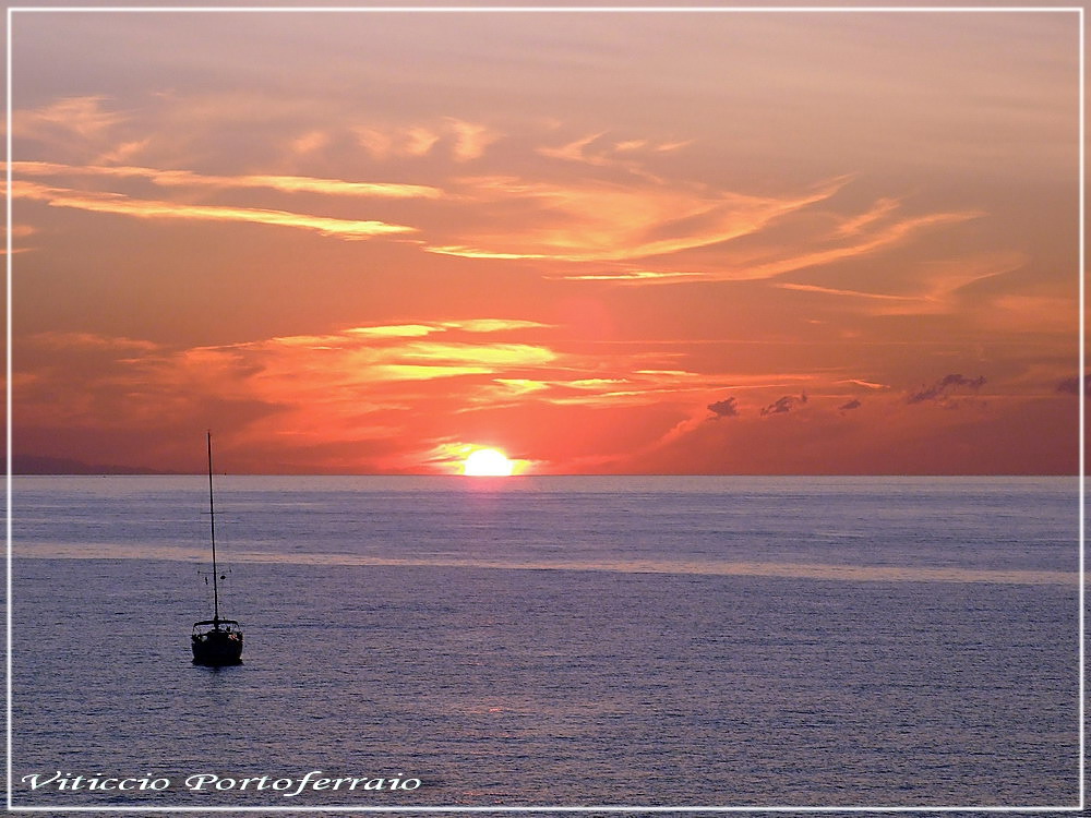 Tramonto all'Isola D'Elba