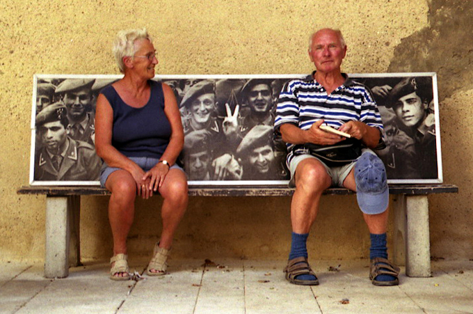 Panchina fotografica