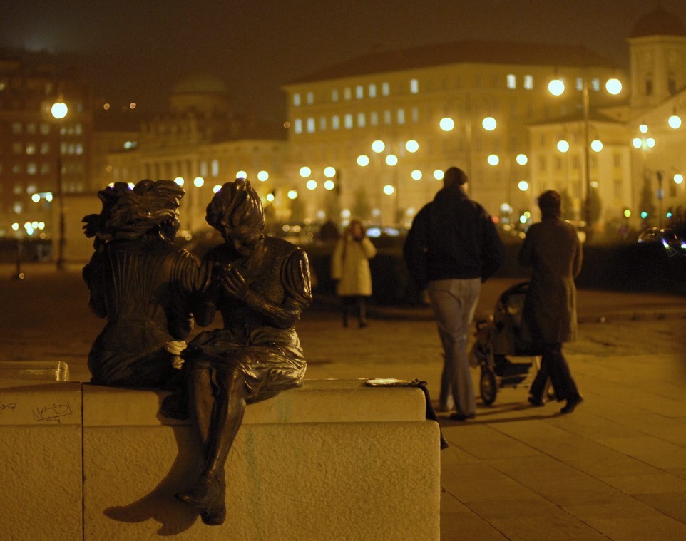 A passeggio di sera...