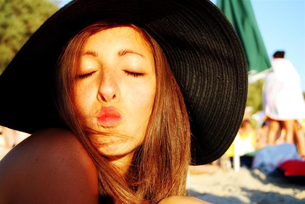 il sole bacia sempre e solo i belli......