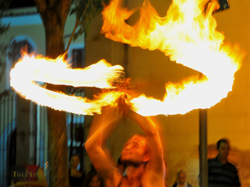 Ho il fuoco nelle mani...