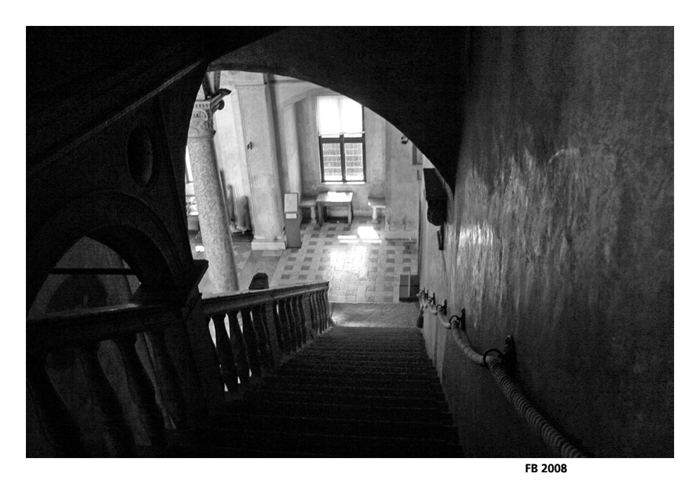 scala accesso alla torre dell'aquila - Trento