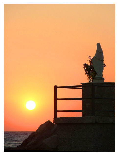 Santa Maria al tramonto