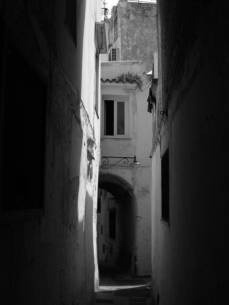 Scorcio di Capri b/n