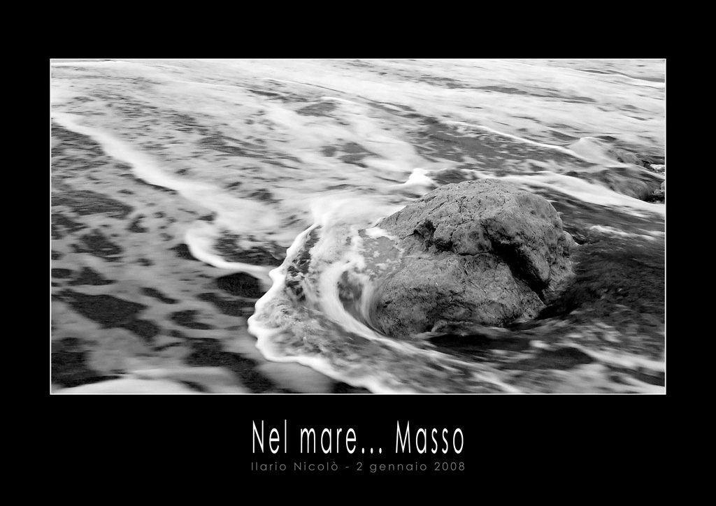 Nel mare... Masso