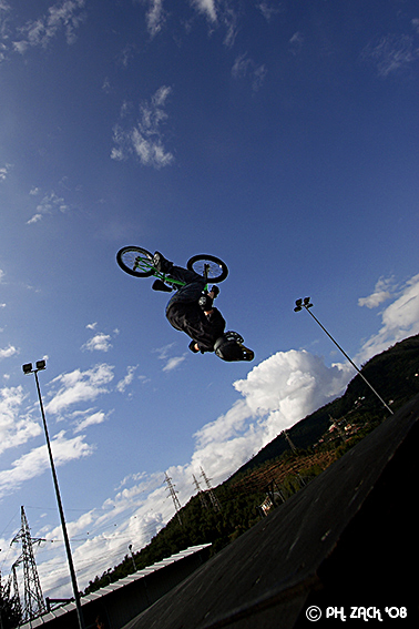 BMX, back flip...