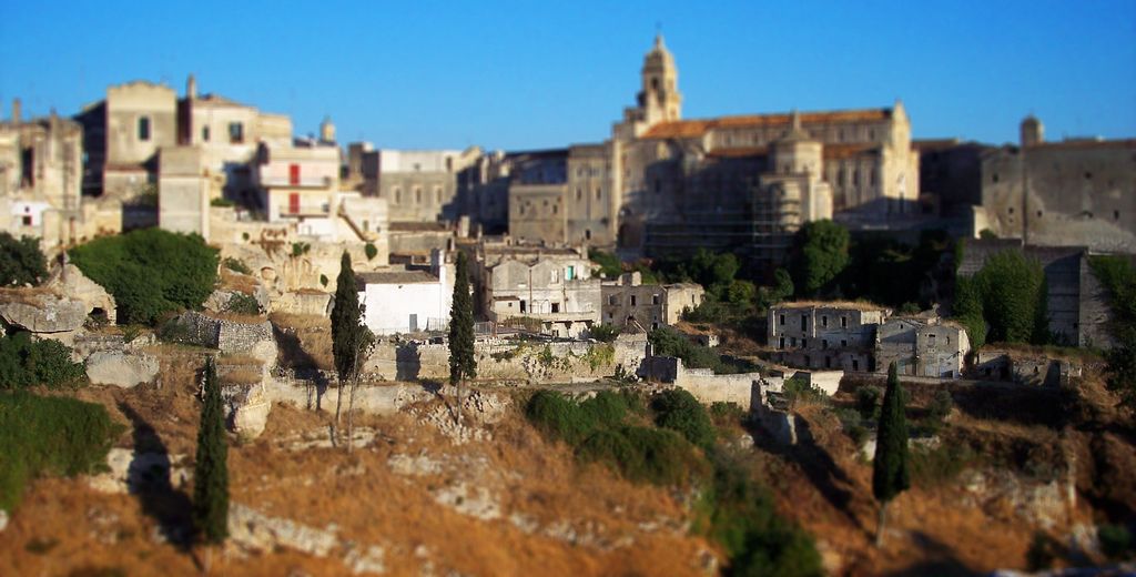Gravina in Puglia - fake tilt-shift