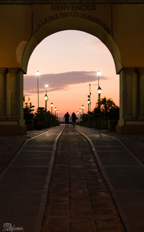 Tramonto a La Paz - altro taglio (no crop)
