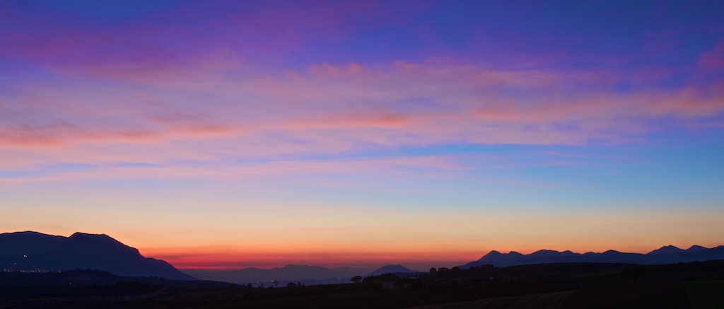 tramonto panoramico
