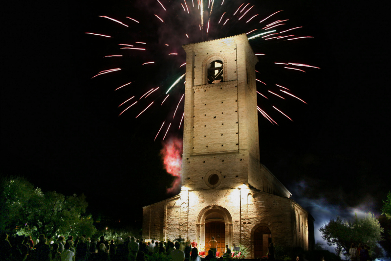 questa sera, fuochi artificiali