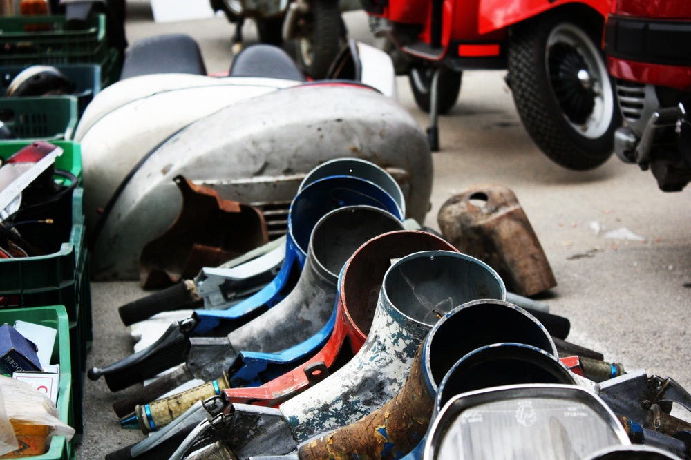 manubri vespa(fiera auto moto d'epoca padova)