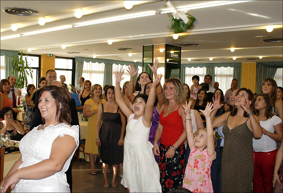 Lancio del mazzo.....