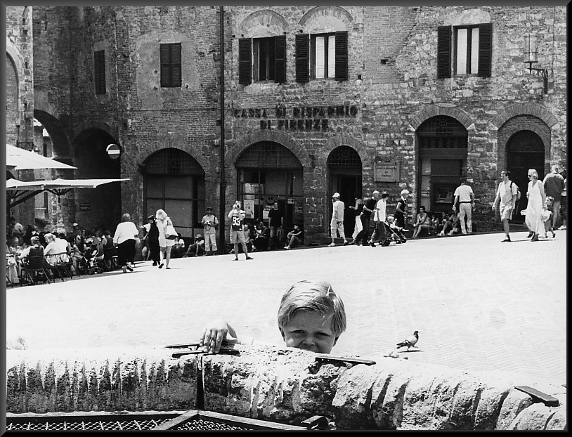 In piazza