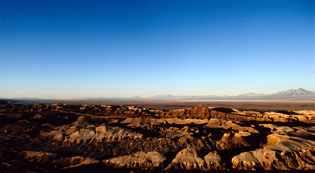 cile tramonto valle della luna