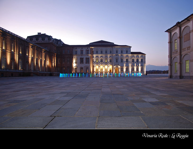 Il tramonto alla Reggia
