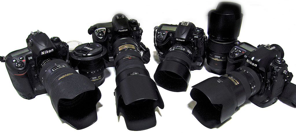 le mie d-reflex nikon....