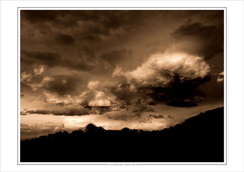 Tramonto a nord-ovest...