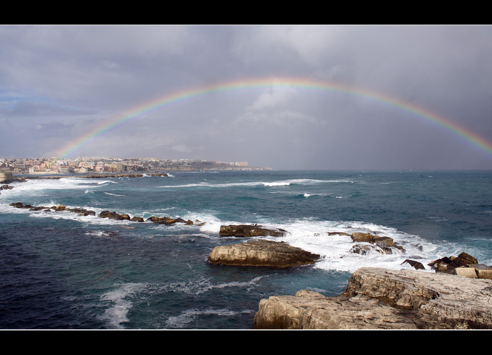 Siracusa con l'arcobaleno :-)