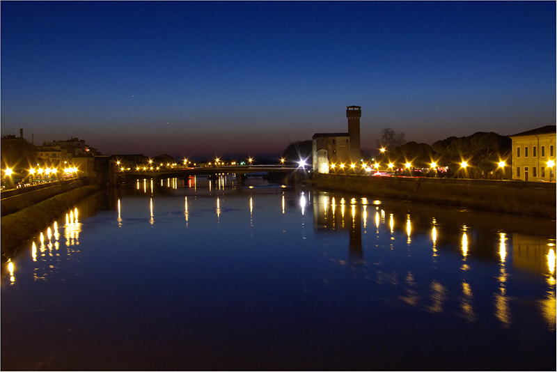 Sera d'inverno a Pisa 1