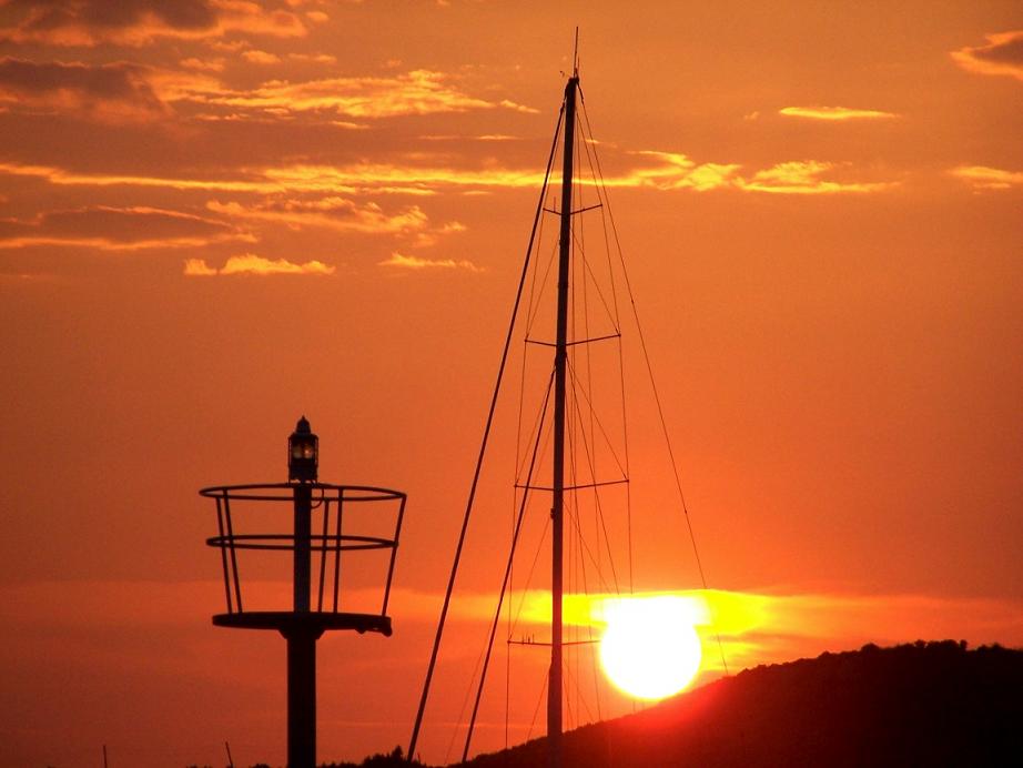 tramonto in croazia