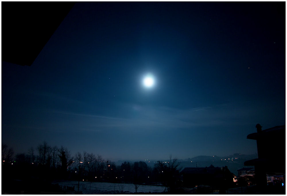 IERI SERA...la luna..