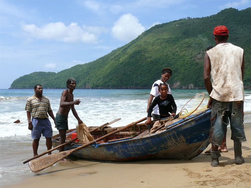 L'arrivo dei pescatori