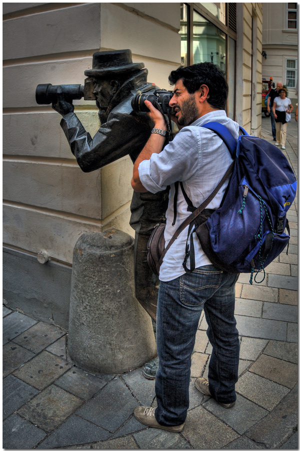 photographers in action