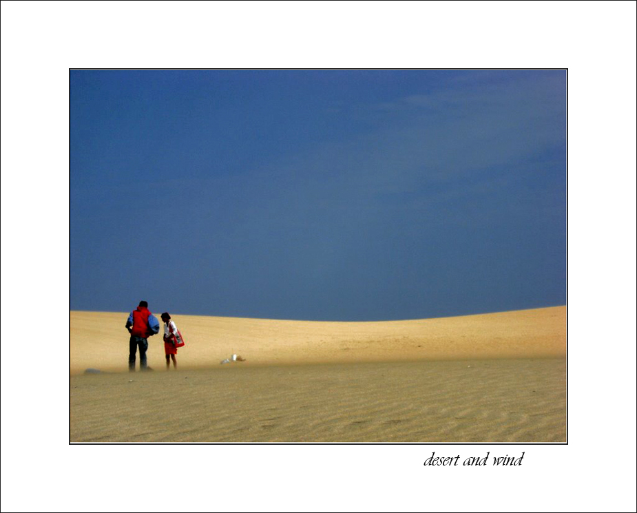 deserto e vento...
