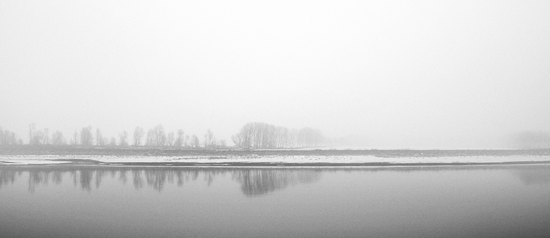 Fiume Po Inverno 2006