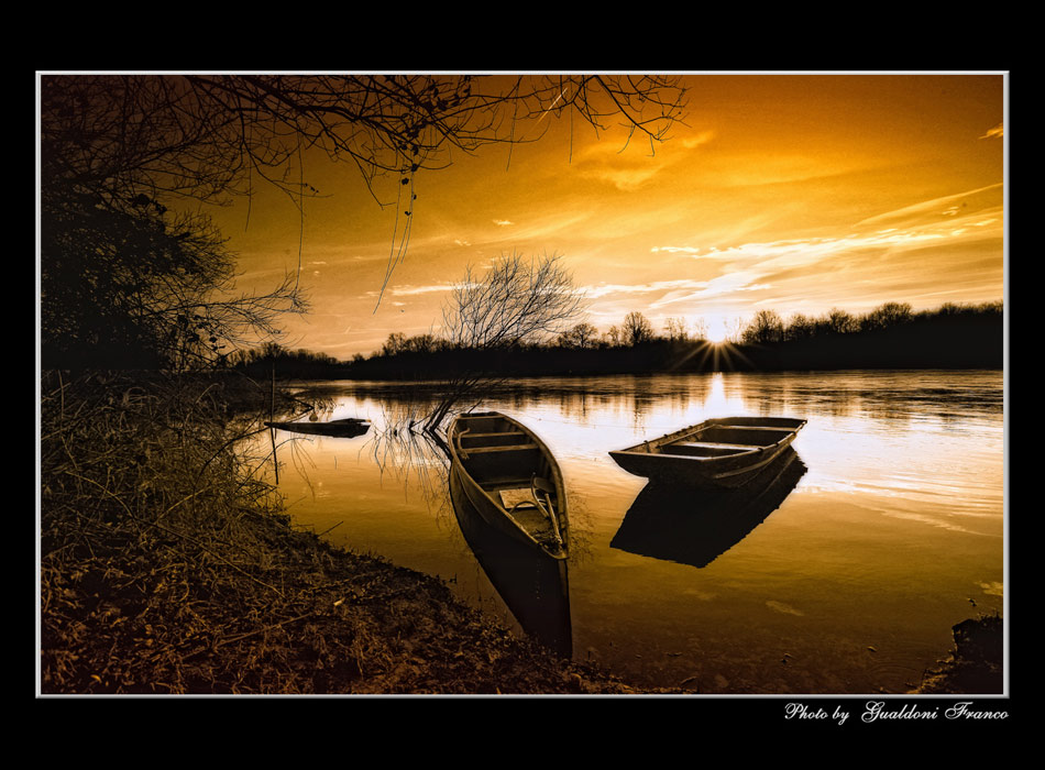 Tramonto sul Ticino