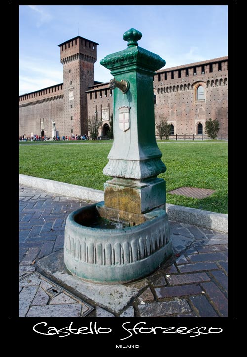 Le torri del Castello Sforzesco.