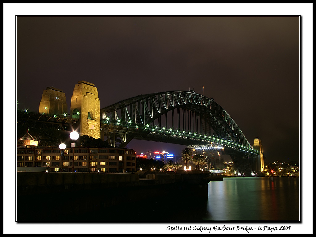 Stelle sul Sidney Harbour Bridge