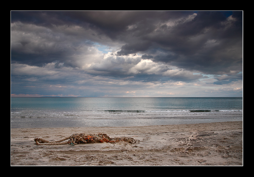 Spotlighted Sea