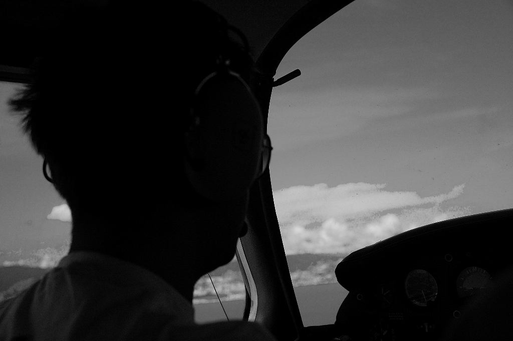 il pilota di distrae...