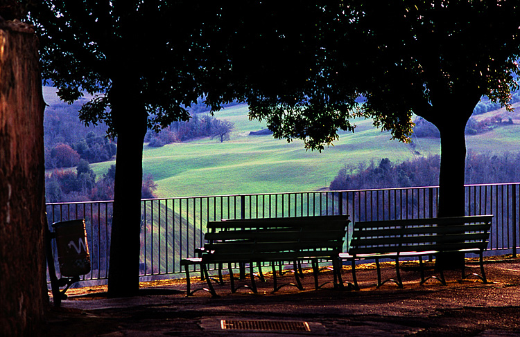Castelmuzio: scorcio
