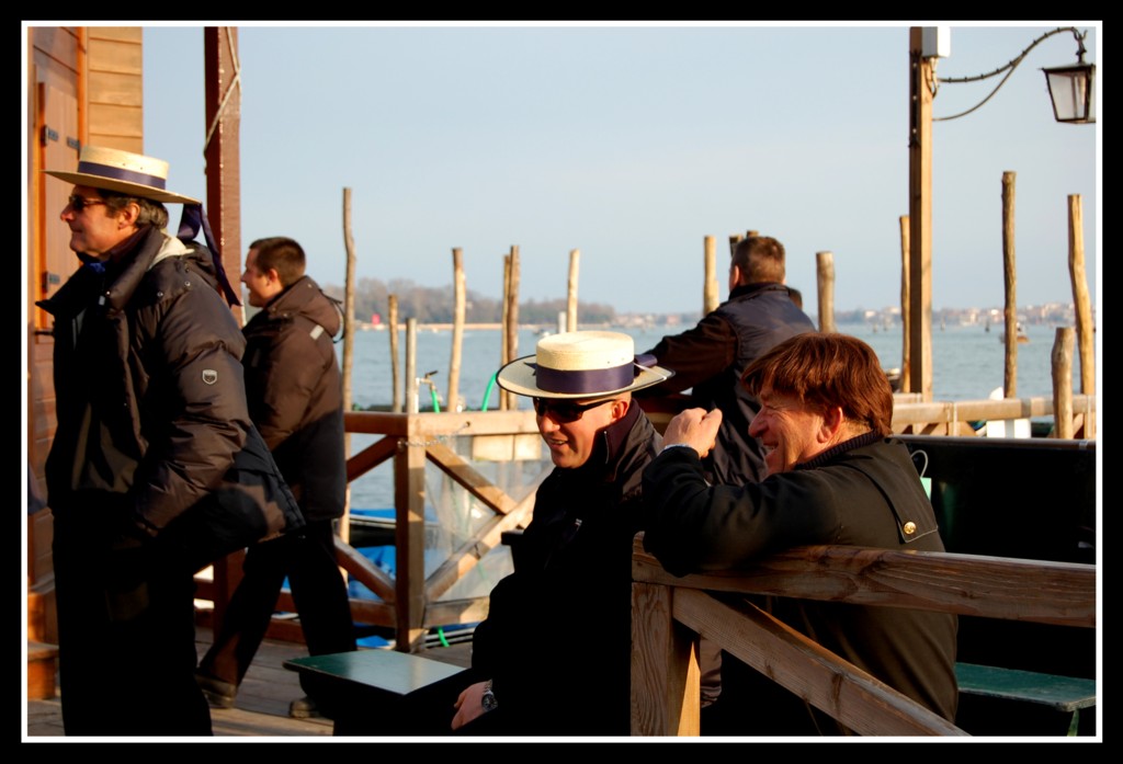 guardiani di gondole...