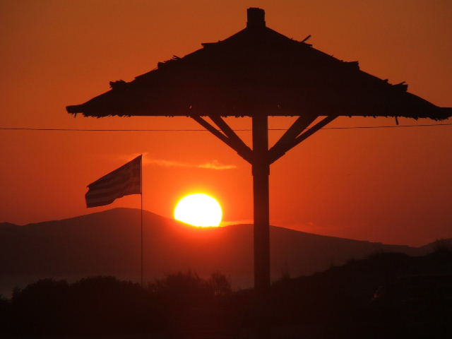 Tramonto in Grecia