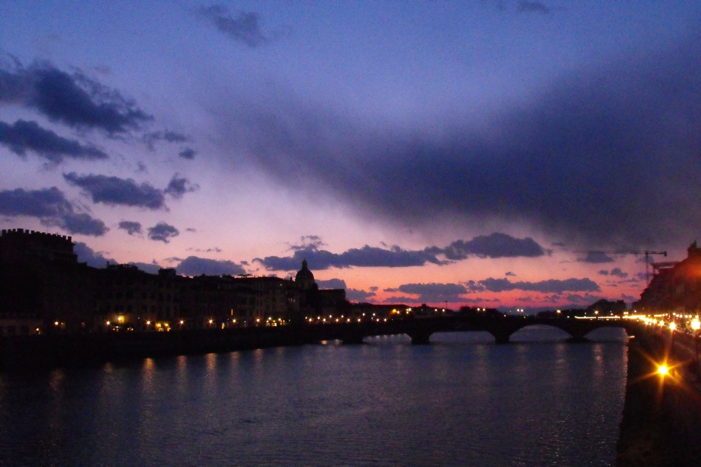 Tramonto secondo "programma"...