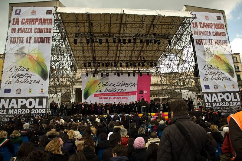 Napoli, 21 marzo 2009 contro tutte le mafie