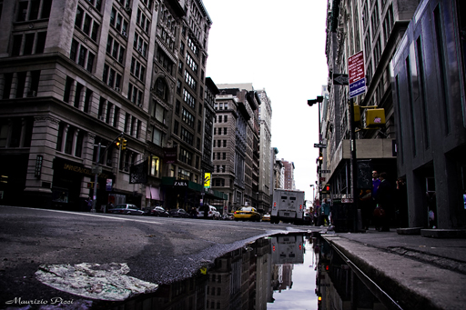 puddle in NY