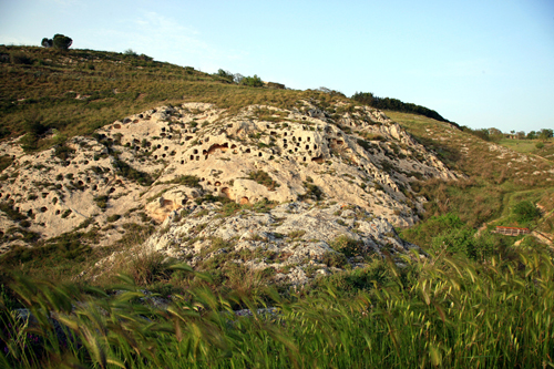 costone della necropoli