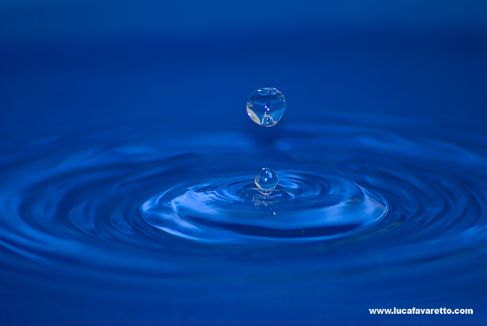 Goccia blu