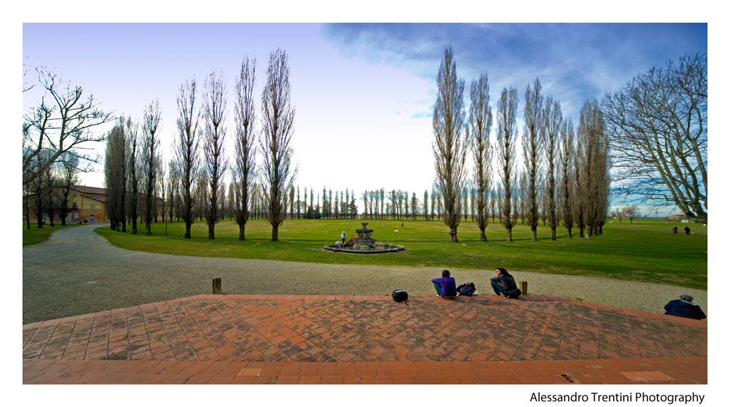 dalle scale di casa ...