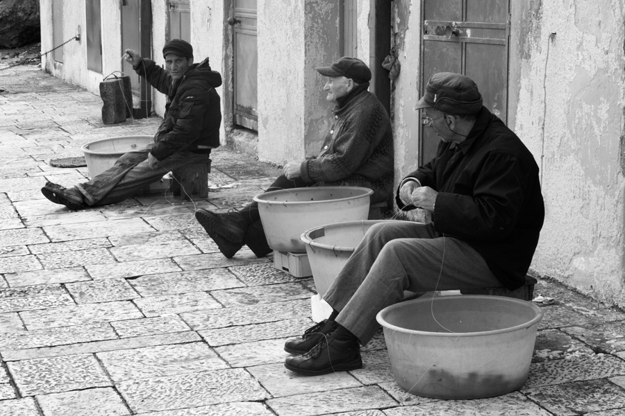 Chiacchiere tra pescatori