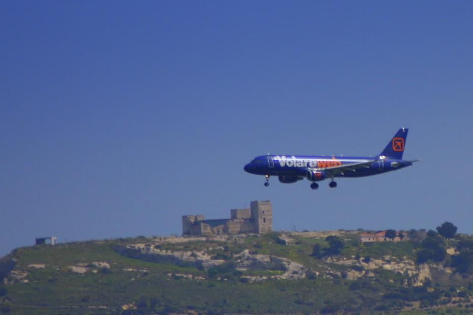 atterraggio a cagliari