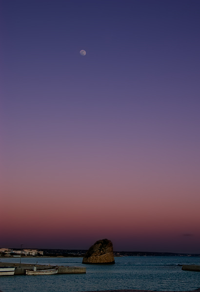 Sal� la luna sulla torre.