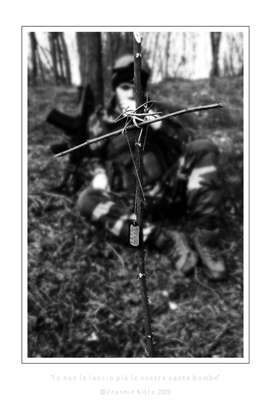 io non le lancio pi� le vostre sante bombe