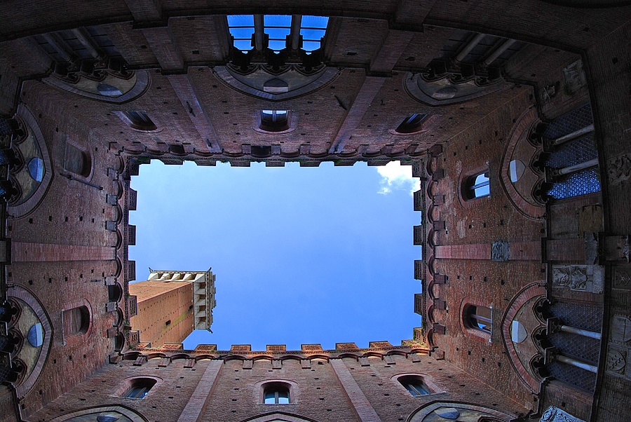Siena vista da sotto
