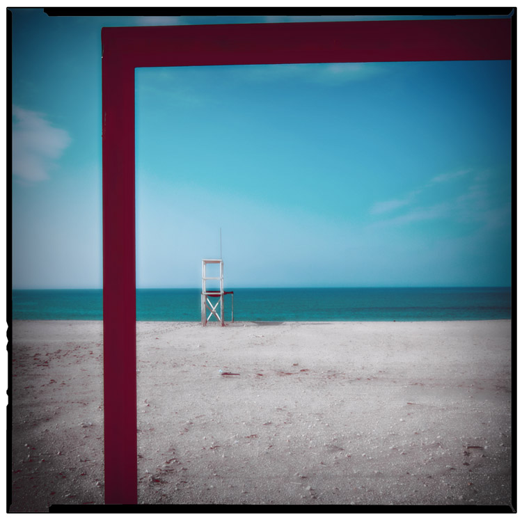 Segni sul mare d'inverno