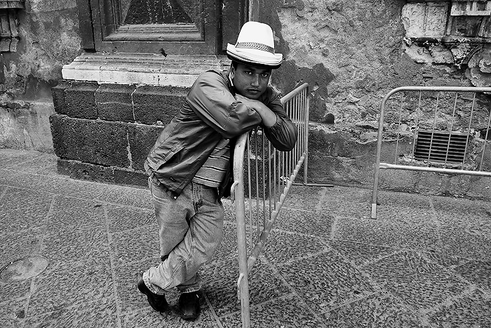 Venditore di cappelli